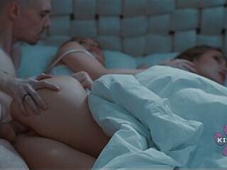 Will Step Daddy Screw and Cum Inside Step Daughter Jessie Ames in Share Couch Whilst Step Mama?