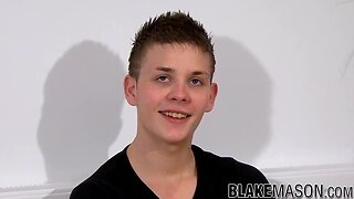 Nice teen uk amateurish strokes his penis and shoots hot loads
