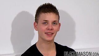 Nice teen uk amateurish strokes his penis and shoots hot loads