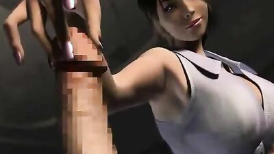 Watch this 3D hentai porn doctor get her huge tits drilled and drenched in jizz