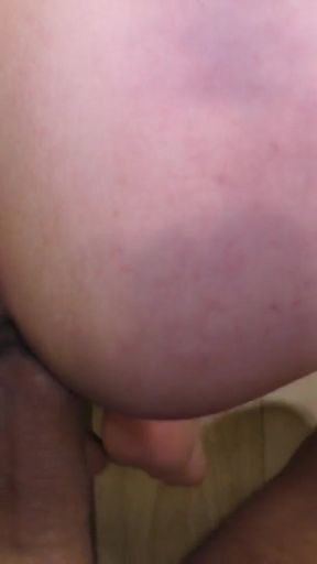 Emotional moment from "Incredible bubble ass teen ! Shy slut warms her dripping pussy on my big cock"
