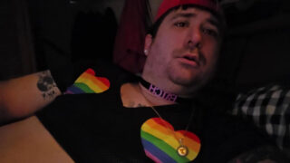 Webkamera pappa ydmyker hvit boble rumpe slave med røff anal dildo knulle