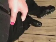 Stroking Over My Pants