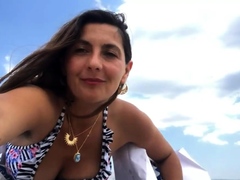 tsetsi tits on the beach