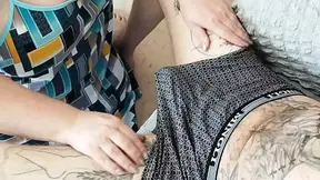 a friend makes my cock hard and makes me ejaculate while giving a blowjob