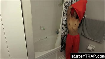 stepsister ed in the shower