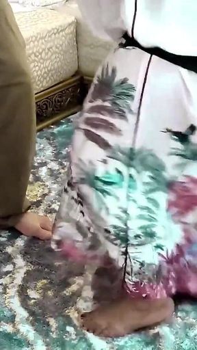 New Gulf Veiled Sex with Clear Arabic Voice