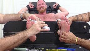 Redheaded Hunk Red Gets Tickled Tortured - Red