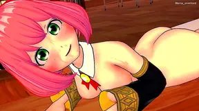 Horny Anya from Spy x Family Wears Sexy Outfit for Naughty Fun