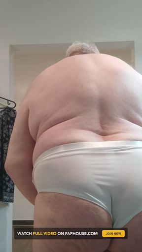Naked Play and Wifes White Panty