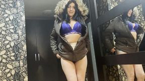 i received a jacket from my impotent husband and decided to try it on with his friend