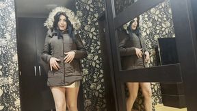 i received a jacket from my impotent husband and decided to try it on with his friend