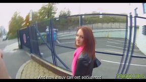 Glamour brunette young beauty Lizaveta K'_s cherry is nailed well