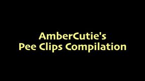 AmberCutie's Pee Clips Compilation