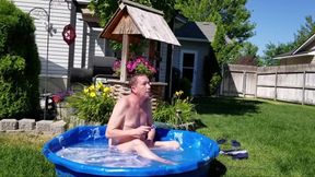 Baby Dick Jeffrey Shaving His Body Outside