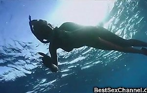 3 Naked Babes on a Jet Ski!