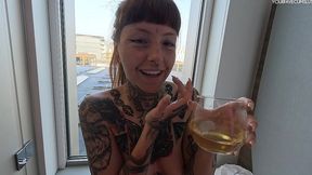 pee desperation and drinking in amsterdam