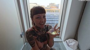 pee desperation and drinking in amsterdam