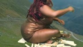 Giantess has Fun with Tiny City  1080