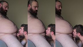 hairy bear cums in my mouth