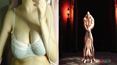 A sexy young blonde gets fucked hard by a big man in a medieval castle- ANIME PORN