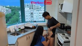 Stepmom in Kitchen - Video for Fans