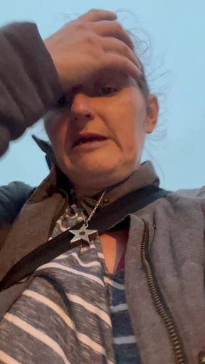 Almost Caught Twice with My Tits Out Whilst Walking Home