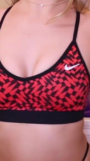 Kimber Lee Hot Ass Worship in Shorts and Sneakers
