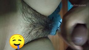 Sexo Con la esposa de mi amigo, ella recibi&oacute_ una corrida en el co&ntilde_o peludo - casi la embarazo.!