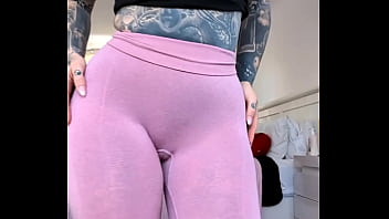 Big tits Goth Milf Melody Radford Sheer Gym Leggings
