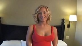 Nicole is a blonde beauty who loves taking an anal creampie from her black