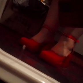 Sexy red heels