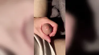 Slow Edging Solo with PreCum and Big Cock Close Up