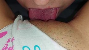 Horny teases her pussy with her fingers and then gets her pussy licked by her boyfriend