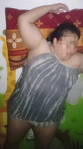 The Neighbor's Wife Is Incredibly Horny. Her Plump Pussy Wants to Get Fucked.