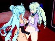 Symphogear - Saint-Germain X Cagliostro Lesbian Hentai