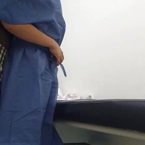 student visits the doctor at her routine gynecology appointment, after seeing her have sex