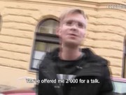 CZECH HUNTER 394 -  Blonde Stud Gets A Huge Sum Of Money Just To Get His Ass Fucked