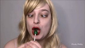 Silly Faces Lolly Licking [WMV]