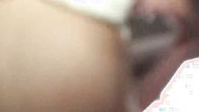 ”Bushy Asian Honey Gets A Messy Facial After Digging”