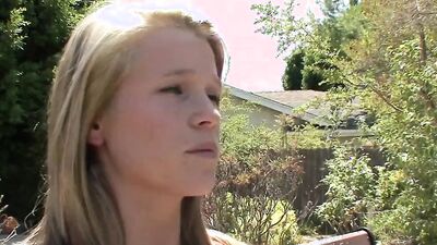 Lusty blonde chokes on a massive black dick and rides it hardcore