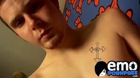 Nasty butt muncher Billy cant stop stroking his fat dick