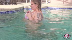 valentina teases then gets bbc creamed in the pool
