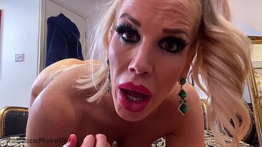 Stepmom gives her stepson the best blowjob of his life
