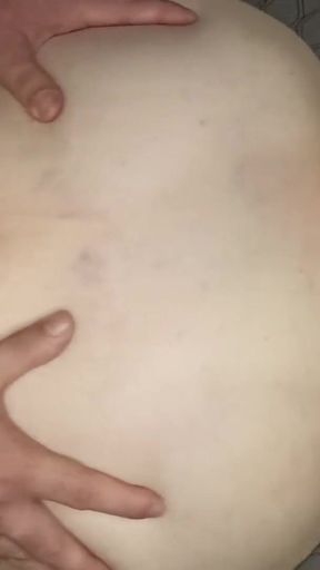 Friend's Wife Was Home Alone Doggy Style in Both Holes and Anal Creampie   Clip 2