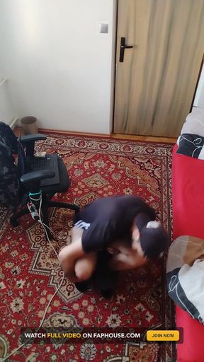 My Big Orgasm in T-shirt at Home