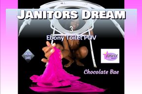 Janitors Dream Vol. 3 - Ebony Toilet POV Squirt Edition [Passthrough]