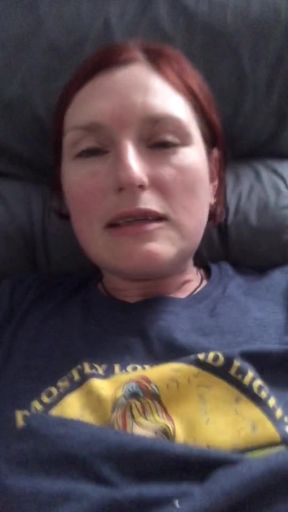 Mistress Wriggler wanks to try and cheer her miserable self up   Clip 2