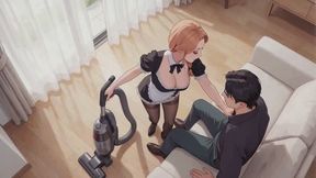 Vacuuming Stories #18B: The Maid Who Made Him Wait (Animated)