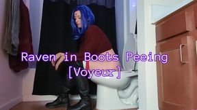 Raven Sage Eldritch in Boots Peeing [Voyeur] SD